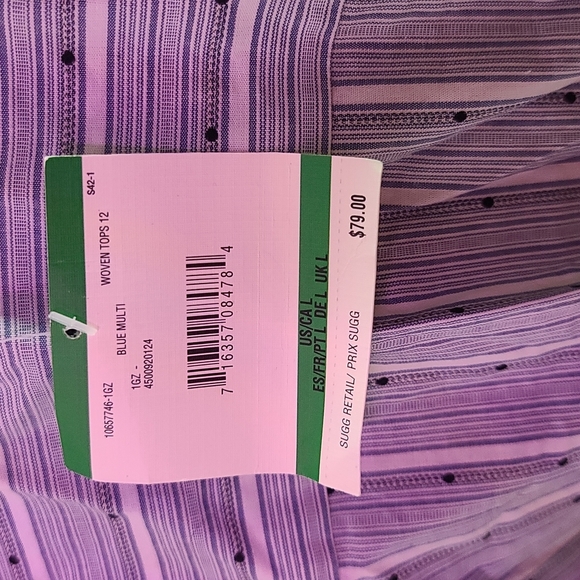 Anne Klein Button Down Top - Picture 7 of 9